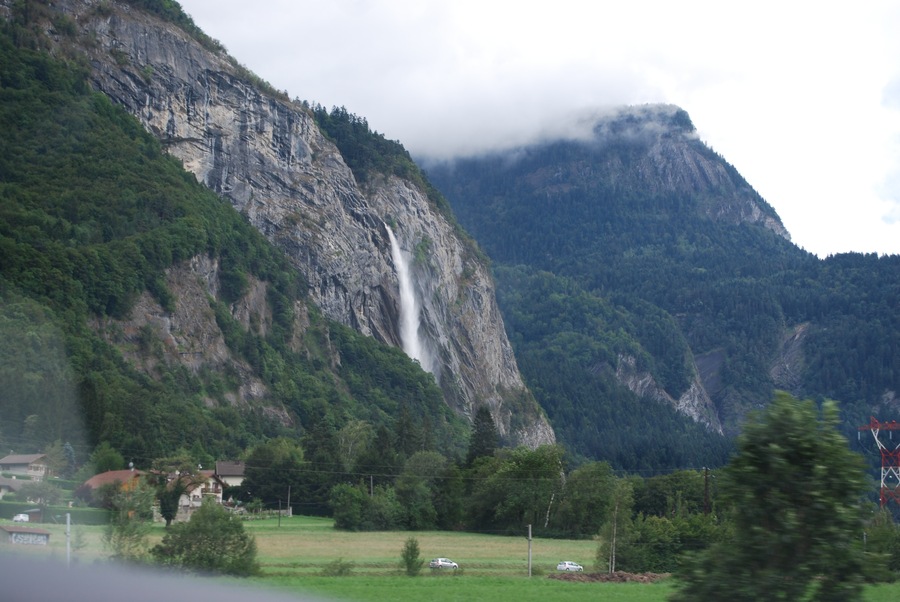 Waterfall from the road