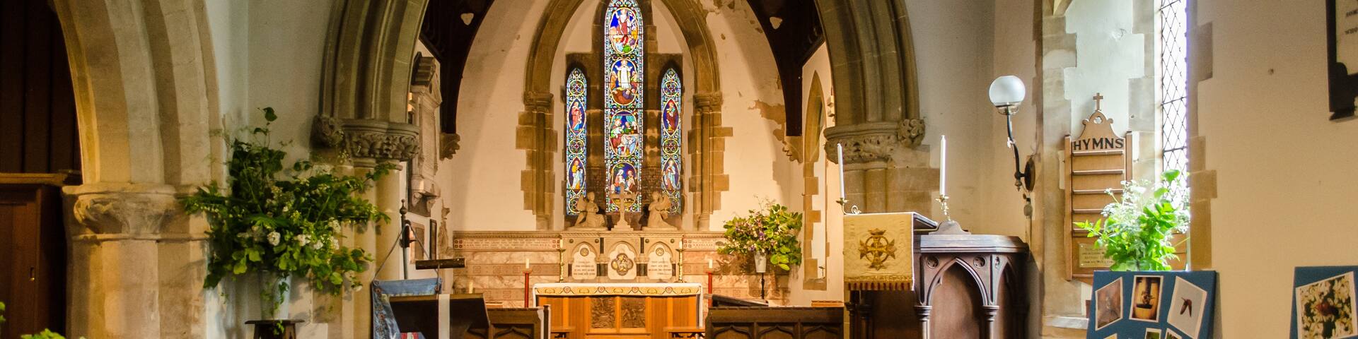 Grade II*listed. Brattleby is mentioned in the Domesday book of 1086, when it was known as "Brotulbi". The church originally dates from the late 11th century, but was restored and rebuilt in 1858 by James Fowler. There is a west tower, with short pyramidal spire, nave with north aisle, chancel, and chapel. The tower dates from the 11th century, but was refurbished in the 14th century and restored in the 19th century. There are three bells, two date from 1450. The nave and chancel were rebuilt in 1858, although 12th century north arcade bays remain. The north-east arch to the chapel is from the 14th century, there is also a piscina in the north chancel wall of that date. The altar has a marble reredos with kneeling Angels, in memory of the two sons of S. W. Wright of Brattleby Hall. The church was restored in 2013 at a cost of £130,000, funded by English Heritage. There is an Anglo-Saxon shaft of a cross in the churchyard.