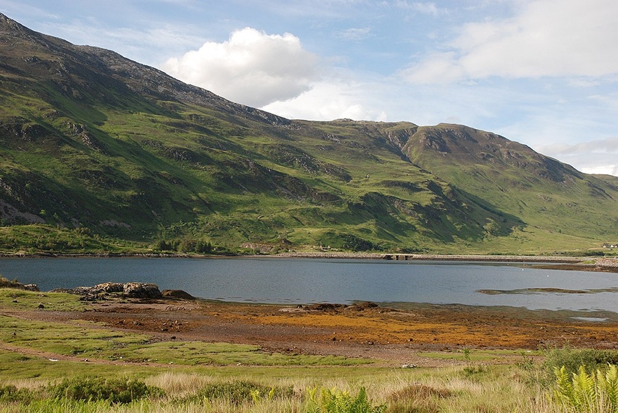 The eastern end of Loch Duich