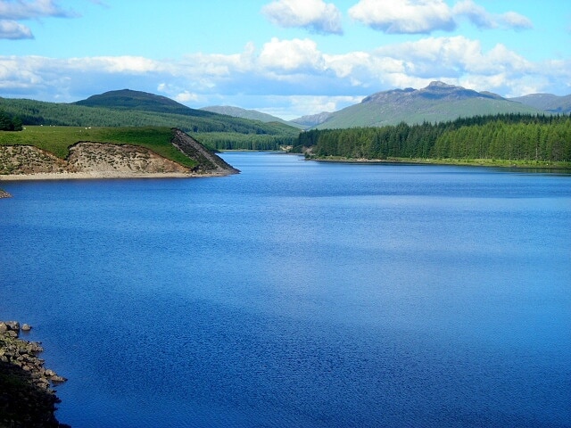 View Along Laggan Reservoir