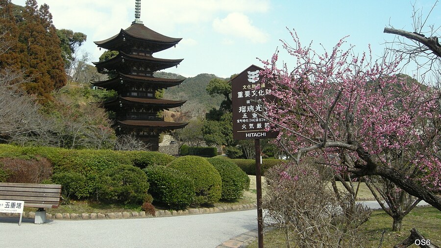 Photo "瑠璃光寺 (Temple)" by OS6 (Creative Commons Attribution-Share Alike 3.0) / Cropped from original