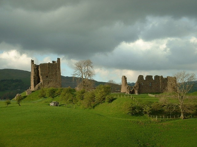 Brough Castle, Cumbria. Built on the site of an old Roman fort, in about 1100