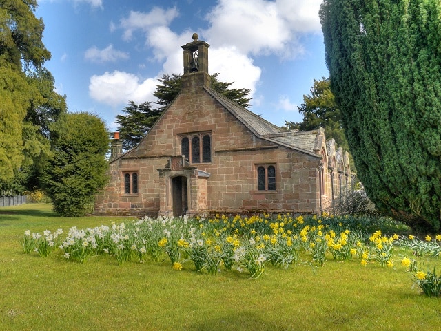 Chapel of the Blessed Virgin Mary, Pheasant Walk, High Legh, Cheshire, seen from the west