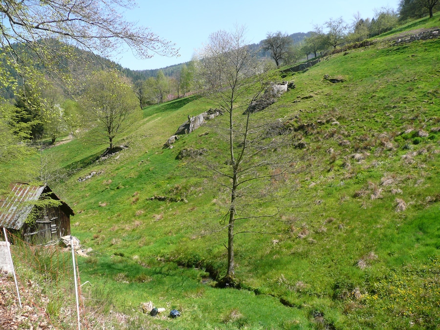 Fülllenbach, bergab fotografiert