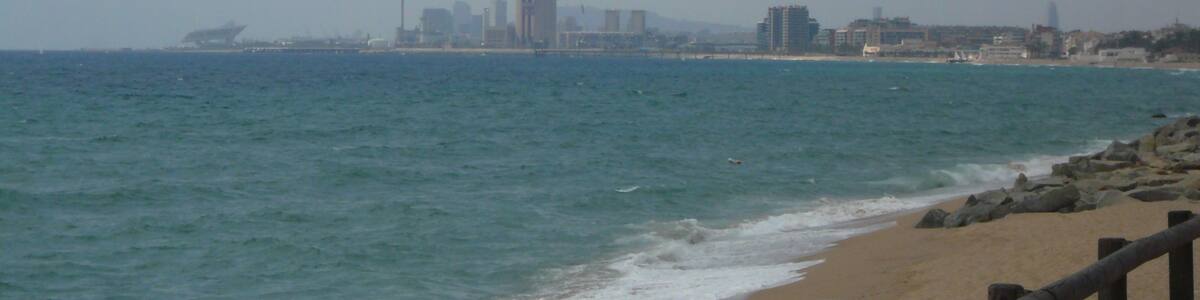 Photo "This is a a photo of a beach in Catalonia, Spain, with id:" by Pere prlpz (Creative Commons Attribution-Share Alike 3.0) / Cropped from original