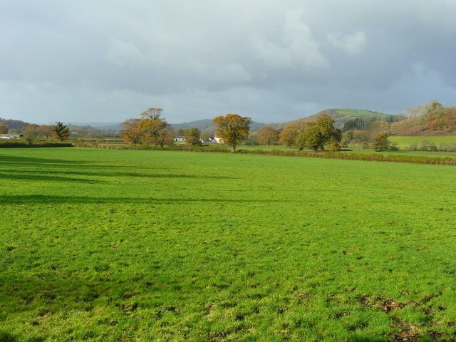 Towy valley floor 1 Looking north-west near Penybanc Uchaf.