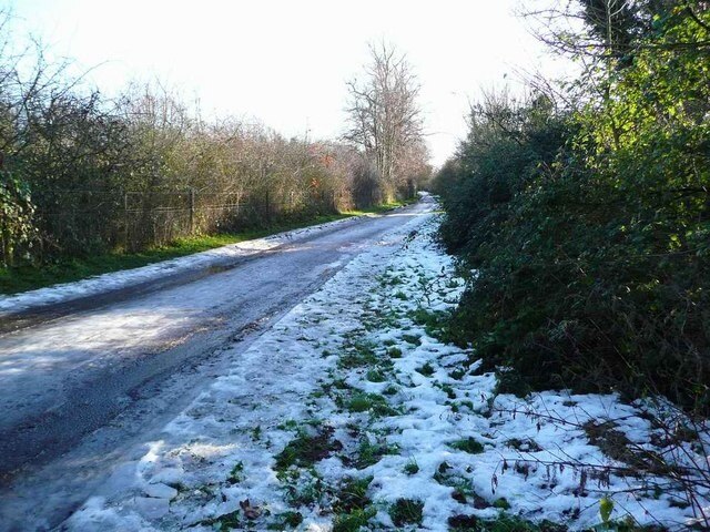 The track to St Ives from Houghton