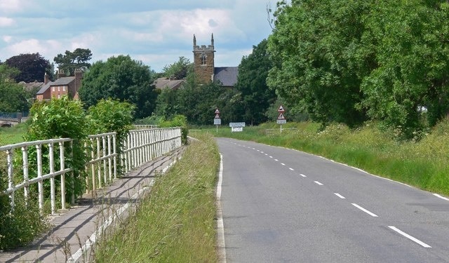 Rearsby Road towards Thrussington