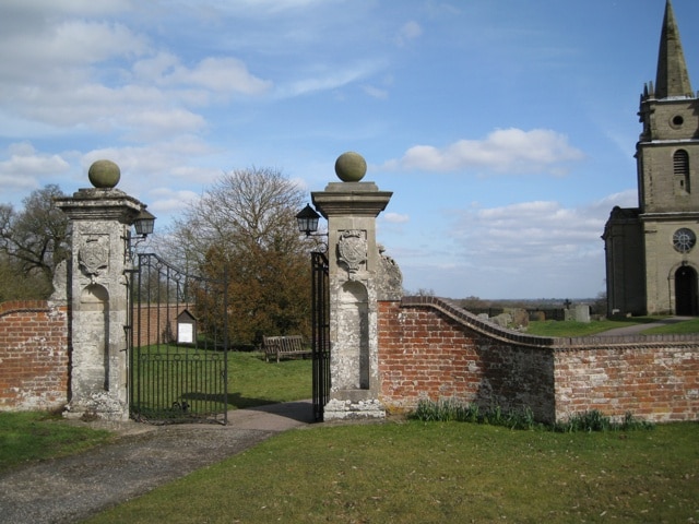 Gates, Honiley churchyard