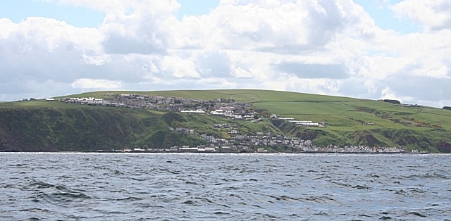 Gardenstown from the Sea, Aberdeenshire, Scotland