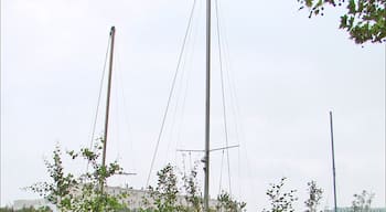 L'île flottante de Fabrice Hyber une création pérenne d'Estuaire 2012 dans le cadre de la commande publique du ministère de la culture en collaboration avec la ville. L'installation s'inscrit dans "le Voyage à Nantes"
