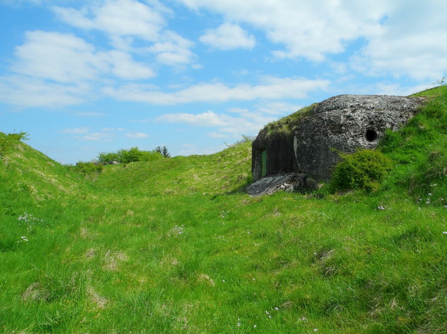 This file was uploaded with Commonist. Fort de Meroux : dans la rue du rempart (HDR).