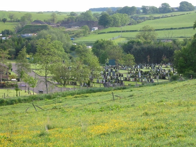 Philipshill Cemetery Philipshill Cemetery between East Kilbride and Carmunnock.