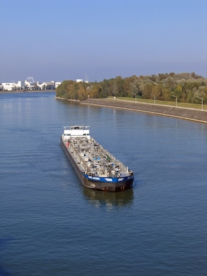 Blick von der Schleuse Marckolsheim Richtung Norden