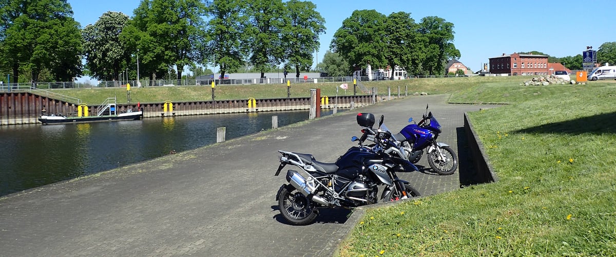 Motorradparkplatz Dömitz Alter Hafen