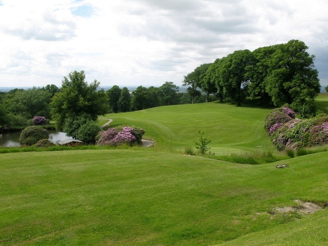 Shrigley Hall Golf Course As taken from the front of Shrigley Hall Hotel.