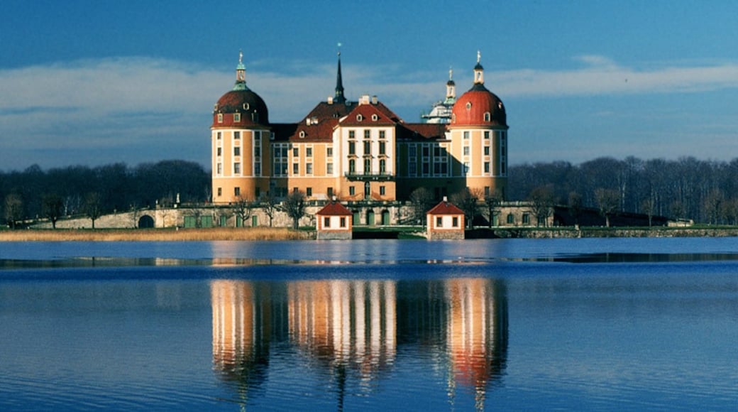 Foto “Castillo de Moritzburg” tomada por Olei (CC BY-SA); recorte de la original