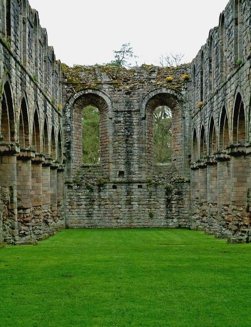 Buildwas Abbey - west end of nave This is the west end of the nave. Unlike many monasteries, very few alterations were made to the church, so what remains is mainly of 12th century construction.