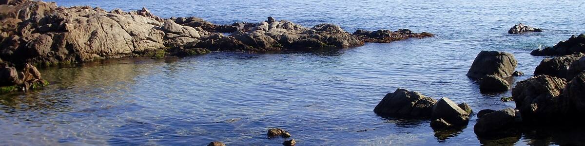 Photo "Cales de Cala Estreta (Costa Brava)" by klimmanet (Creative Commons Attribution 3.0) / Cropped from original