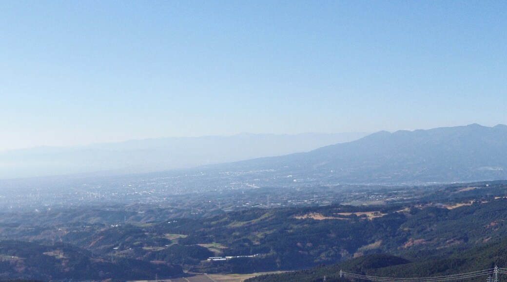 View from Jukkoku Pass in Shizuoka prefecture, Japan.