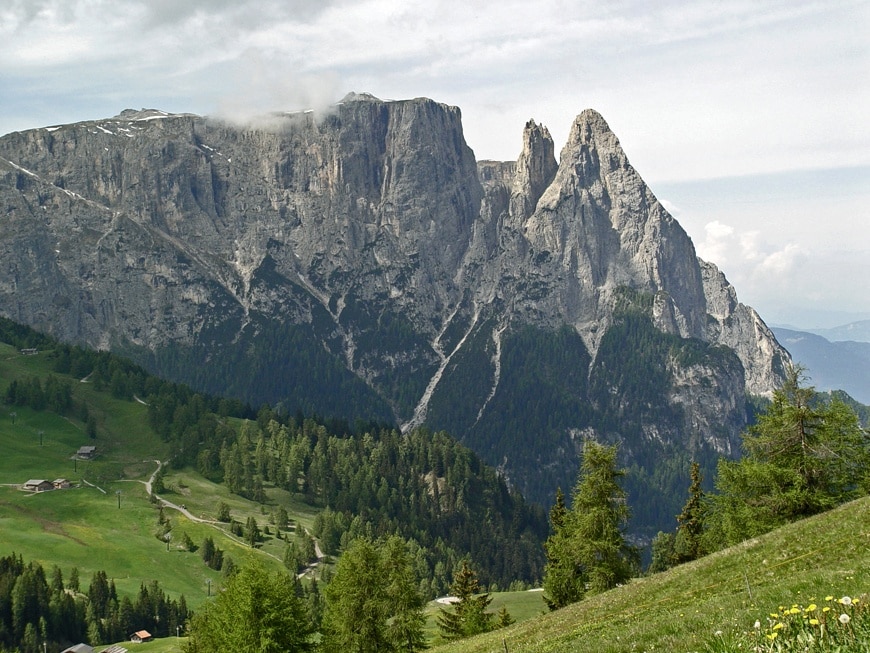 Massif du Schlern, Fiè allo Sciliar, Trentin-Haut-Adige, Italie