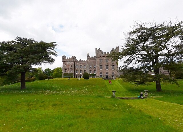 Hutton-in-the-Forest, view from the Low Garden