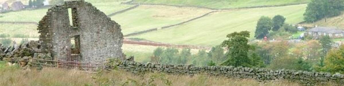 Photo "Ruin, Fiddler Street. Looking north across the Nent Valley." by Mick Garratt (Creative Commons Attribution-Share Alike 2.0) / Cropped from original