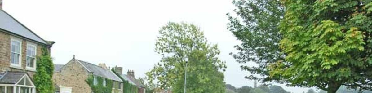 Photo "Tudhoe Green (east) A particularly attractive example of a County Durham green village. http://www.dur.ac.uk/j.m.hutson/tudhoe/" by Oliver Dixon (Creative Commons Attribution-Share Alike 2.0) / Cropped from original