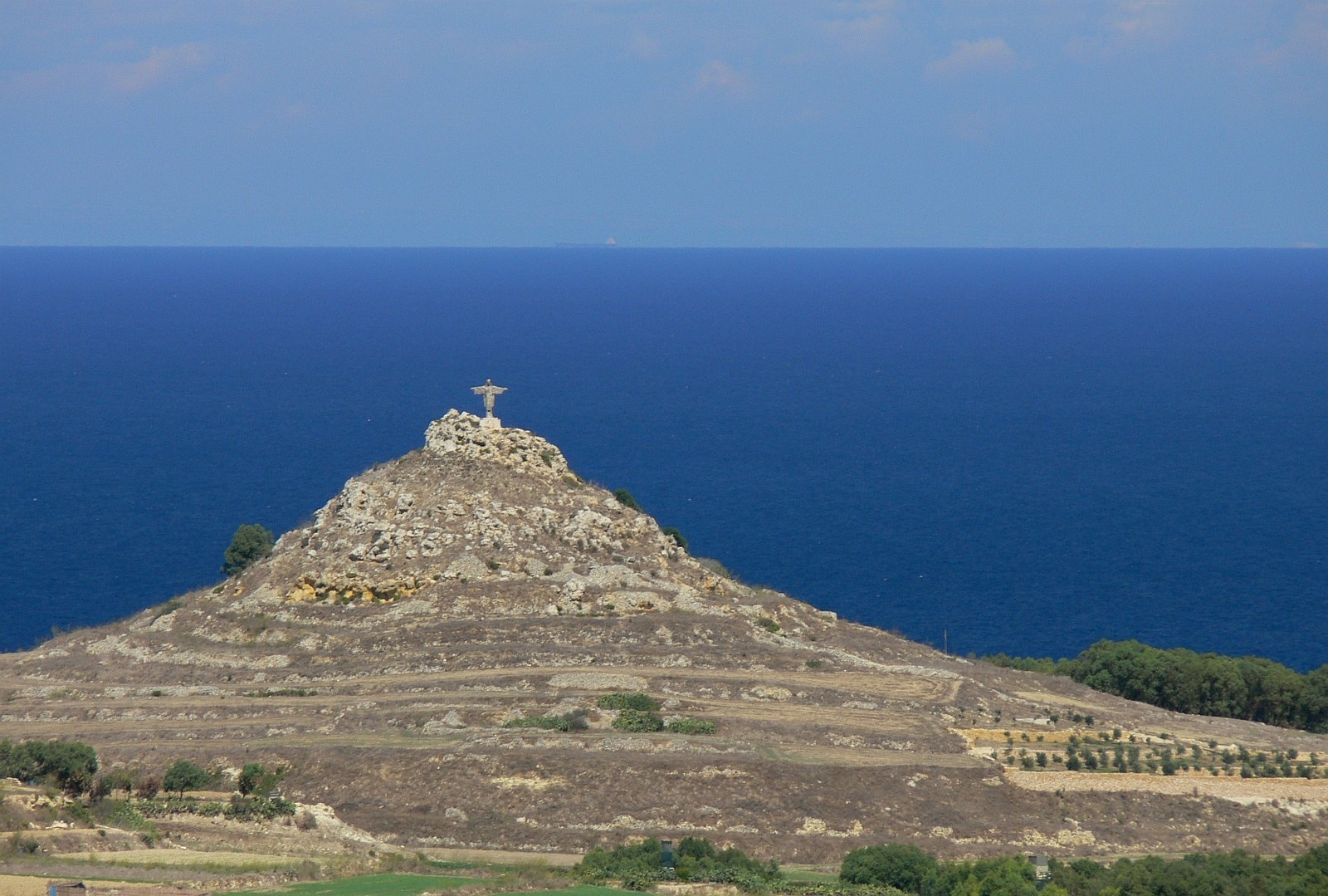 The hill of Tas-Salvatur on Gozo