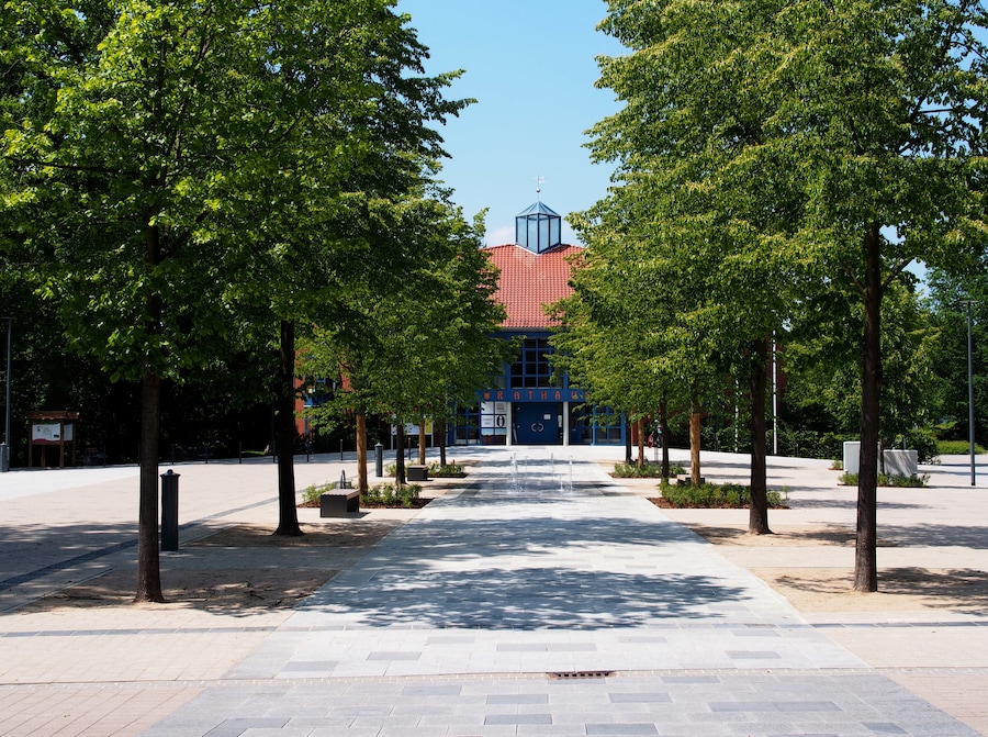 Hermannsburg town hall, Lower Saxony, Germany