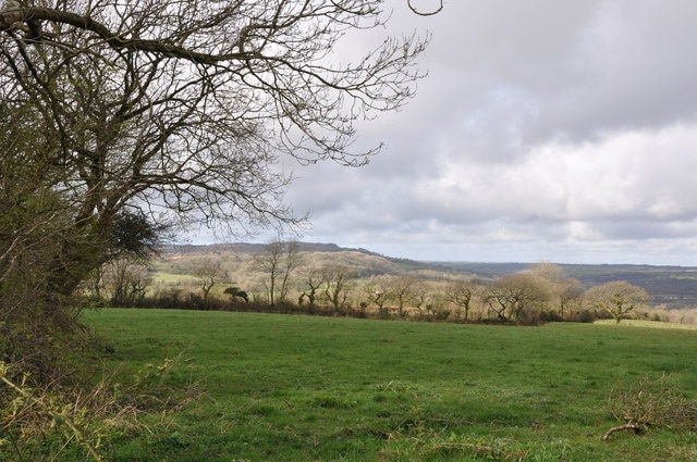 Cross country view west of Foelgastell