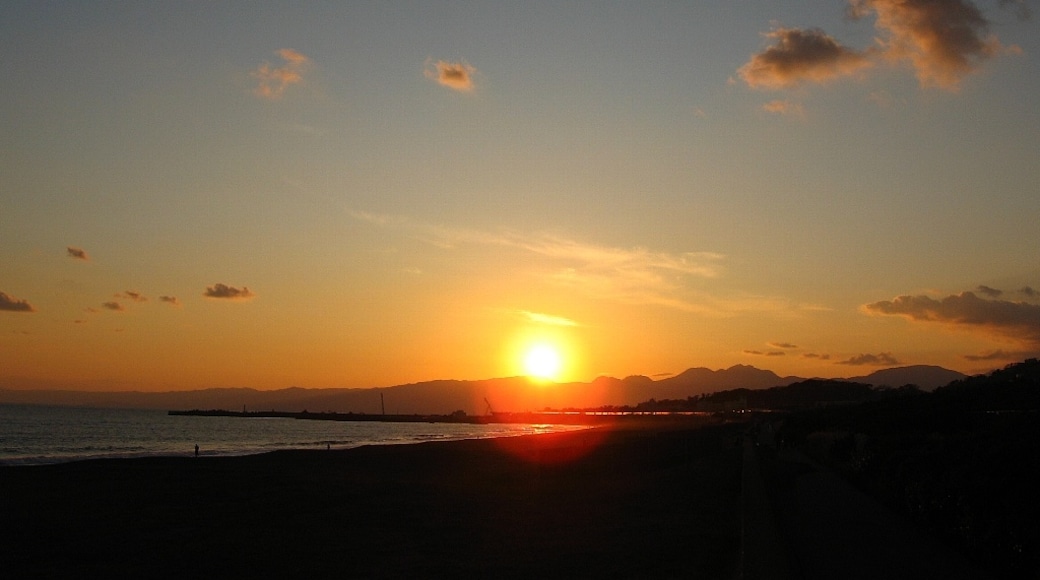 Oiso-stranden, Oiso, Kanagawa (prefektur), Japan