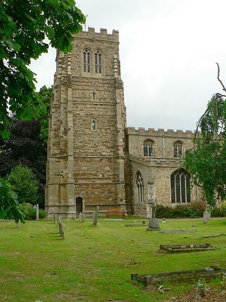 The tower of St Mary's Church, Eaton Socon