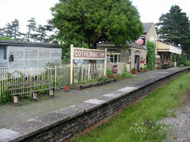 Gotherington Station. On the Gloucestershire Warwickshire Railway, now a private home.