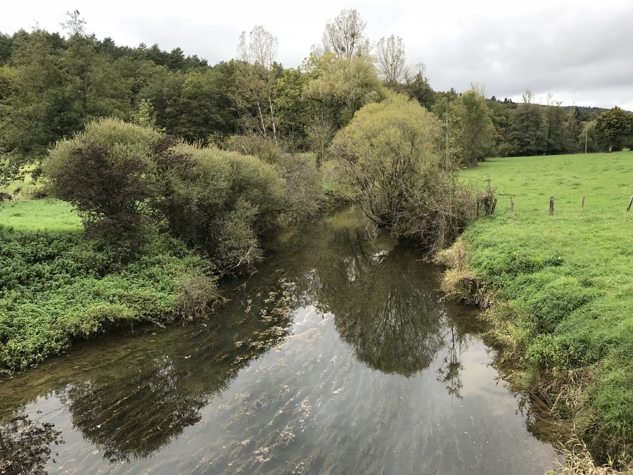 Moulin sur la Pierre, commune de Montfleur (Jura, France) en octobre 2017.