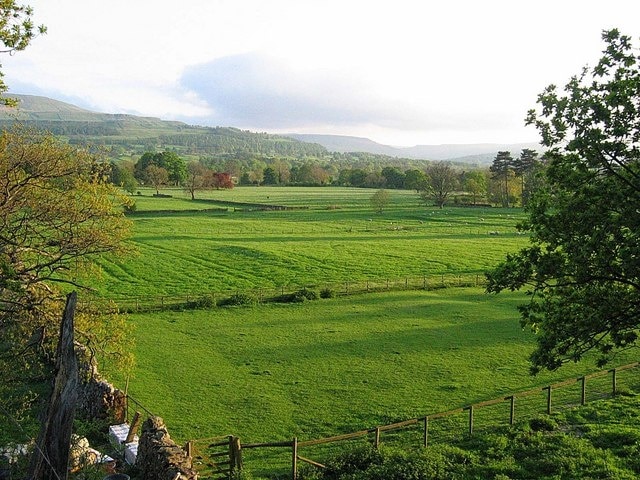 View across Wensleydale from The Jonas Centre