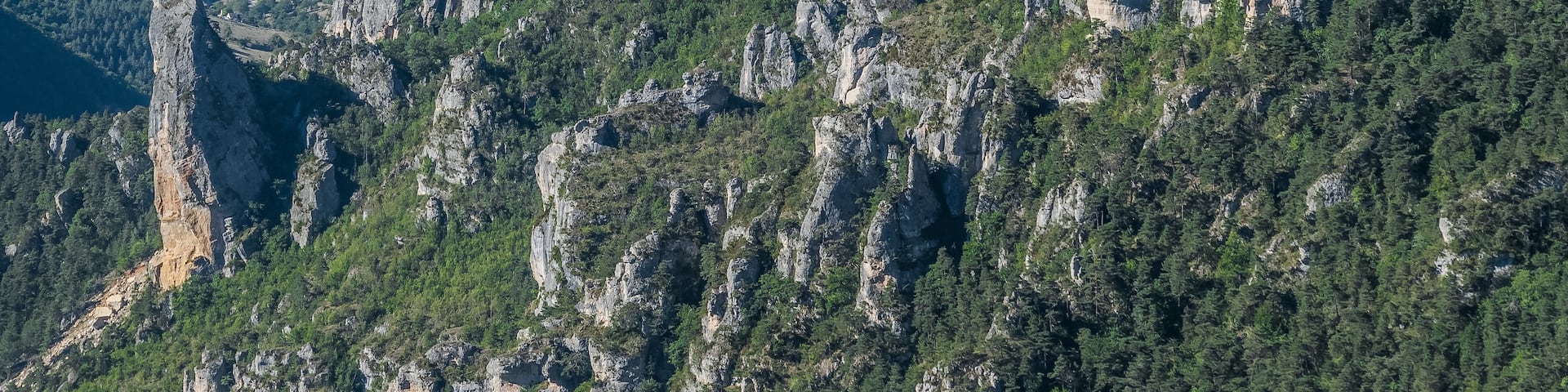 View of Gorges du Tarn from Point Sublime, commune of Saint-Georges-de-Lévéjac, Lozère, France