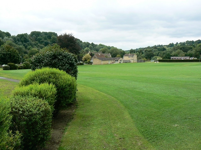 Culver Close recreation ground, Bradford on Avon The town is well provided-for in terms of recreational area. I think this one is owned and maintained by the town council. The houses in the background are in Pound Lane.