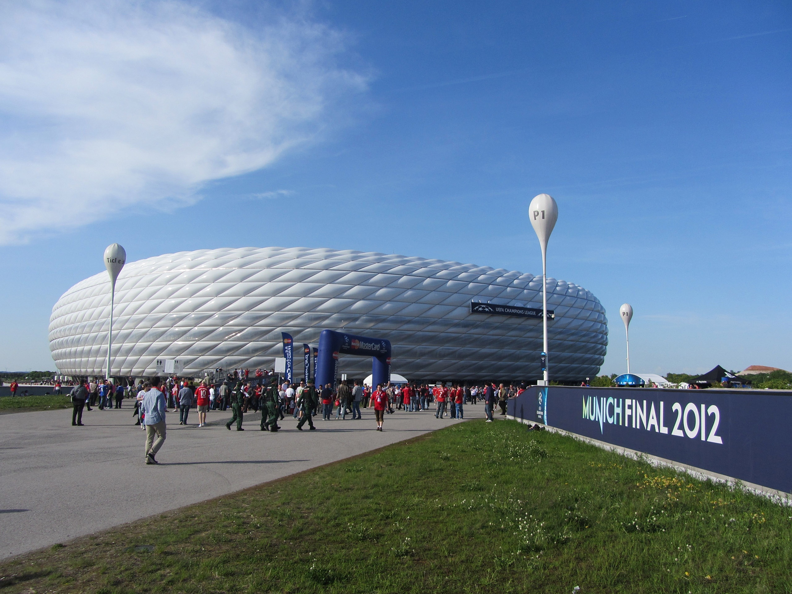 UEFA Champions League Finale in der Allianz Arena in Mün…