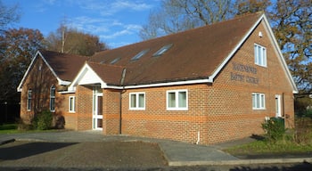 Maidenbower Baptist Church, Maidenbower, Crawley, England. Opened in 2001 in the New Town of Crawley's newest neighbourhood.