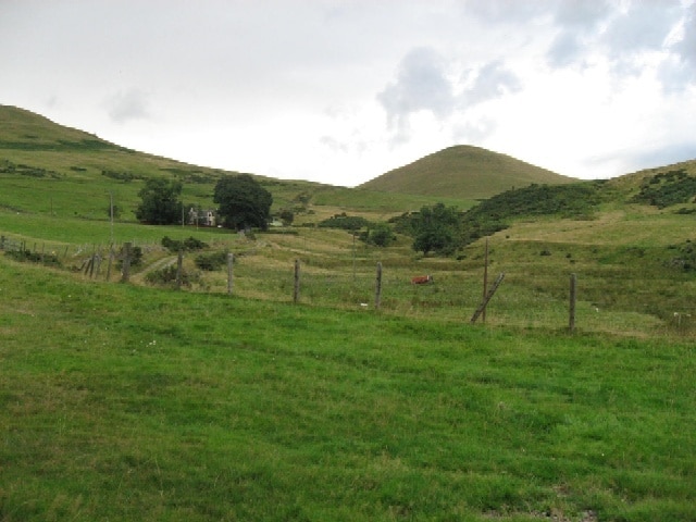 Glenfoot Cattery, Glen Devon. In the Ochil Hills. As seen from Glendevon Youth Hostel.