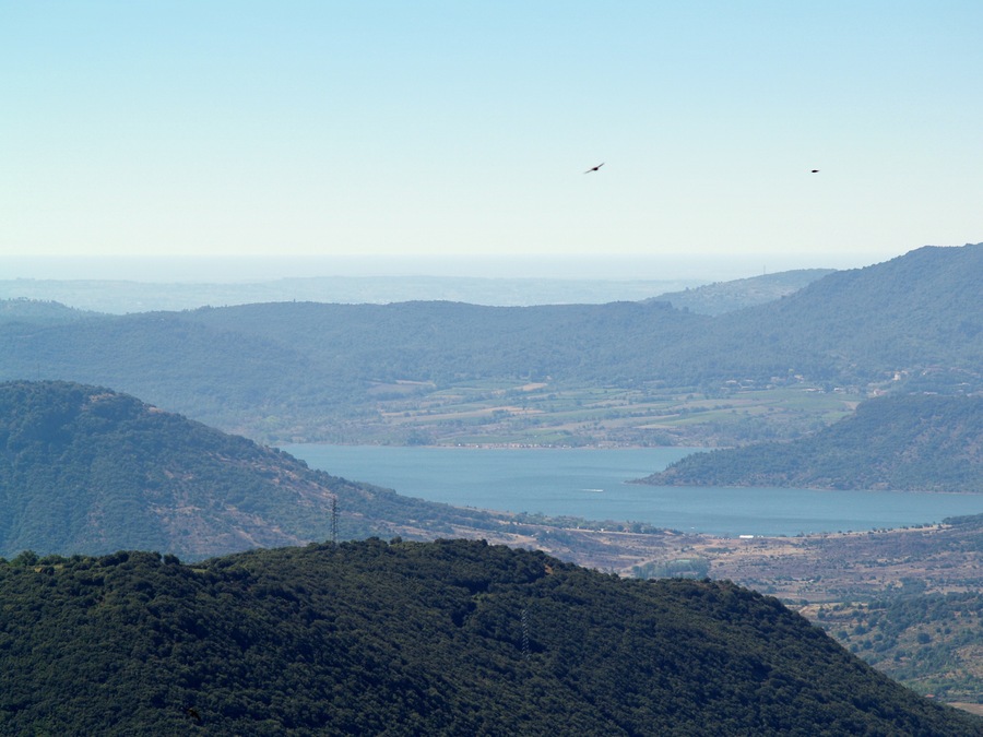 view to Lac du Salagou