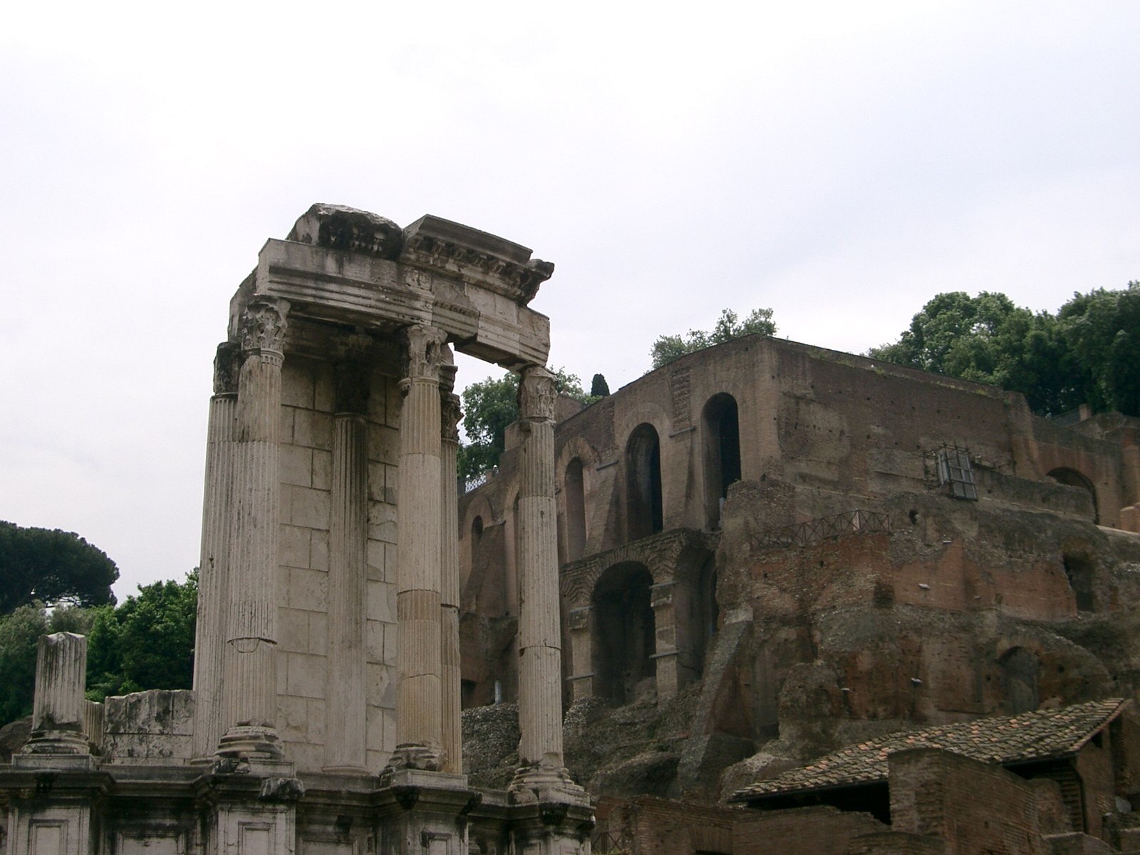 Vestalindernes Tempel, Rom, Lazio, Italien