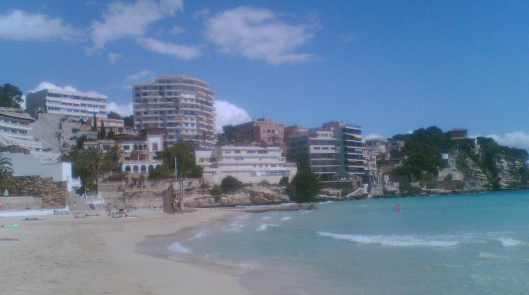 Foto „Strand der Cala Mayor“ von Sencia (CC BY)/zugeschnittenes Original