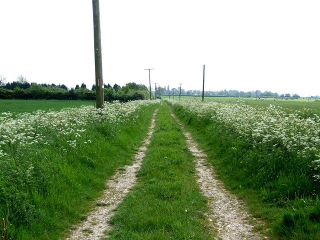 Limes Farm Road, Stickford Looking towards Stickford church.