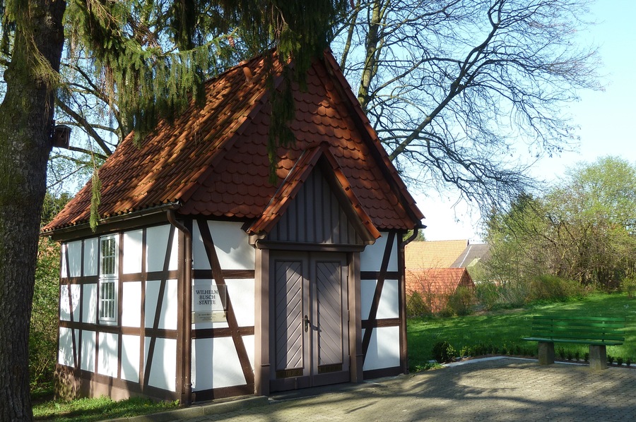 Wilhelm-Busch-Stätte in Hattorf am Harz, Landkreis Osterode, Niedersachsen.