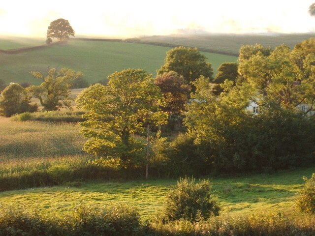 View from kitchen window ofShute Gatehouse