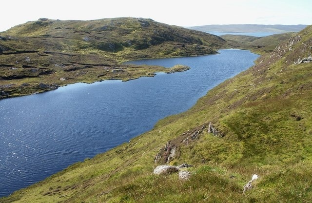 Mirka Water Mirka Water, Lunnasting, remote hill loch with spectacular views from surrounding hills. Mirka meaning dark water.