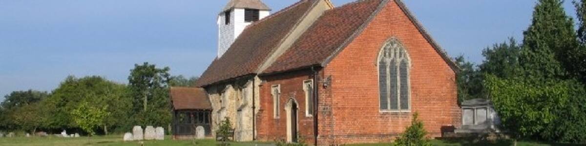 Photo "St Mary the Virgin parish church, Ramsden Bellhouse, Essex, seen from the southeast" by Andrew Pickess (Creative Commons Attribution-Share Alike 2.0) / Cropped from original