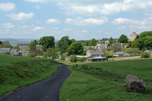 Elsdon View of Elsdon village seen from the east.